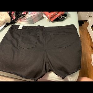 Torrid black denim shorts